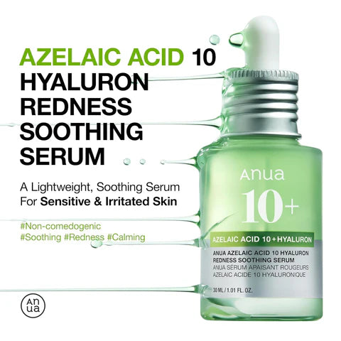 ANUA - Azelaic Acid 10 Hyaluron Redness Soothing Serum