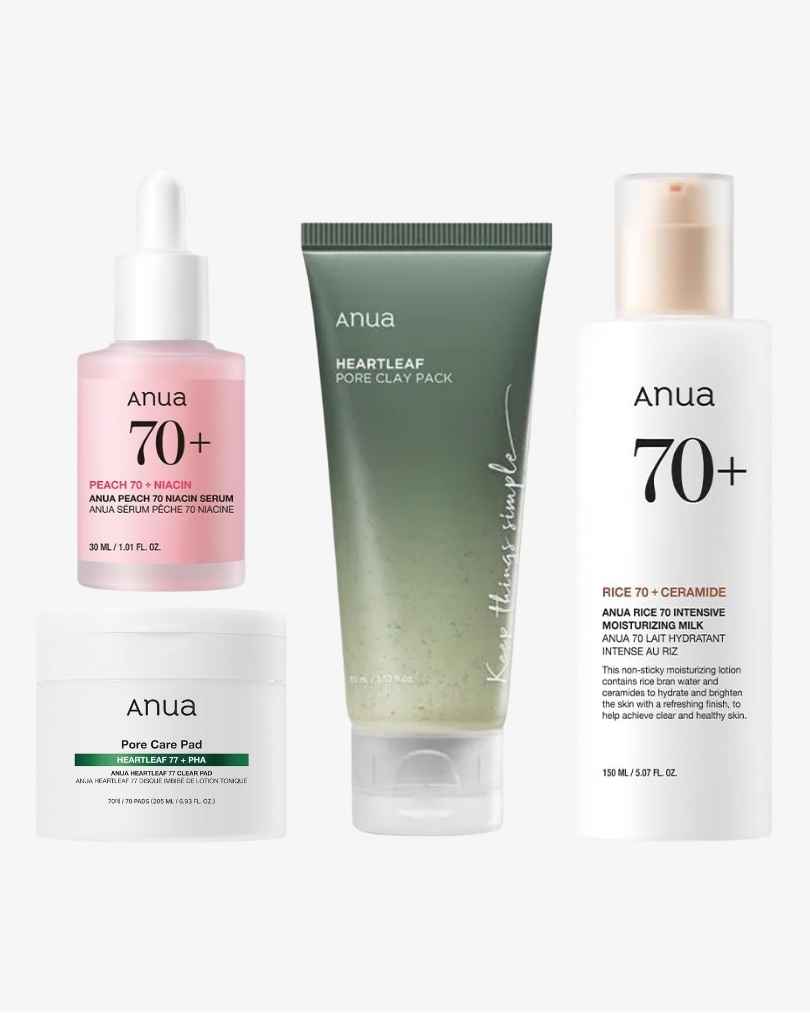 ANUA Heartleaf 4-in-1 Skincare Bundle Set