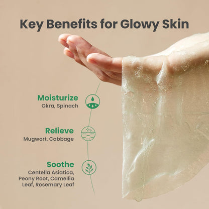 AXIS-Y Mugwort Green Vital Energy Complex Sheet Mask 5ea