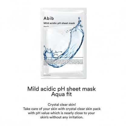 Abib Mild Acidic pH Sheet Mask Aqua Fit – 30ml