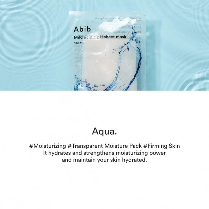 Abib Mild Acidic pH Sheet Mask Aqua Fit – 30ml