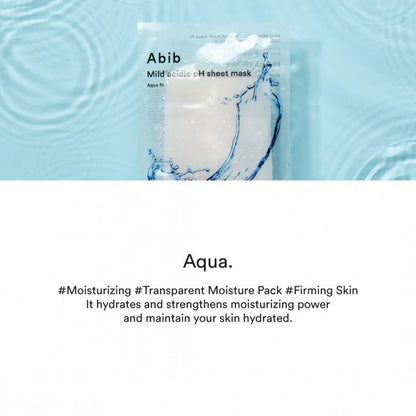 Abib Mild Acidic pH Sheet Mask Aqua Fit – 30ml