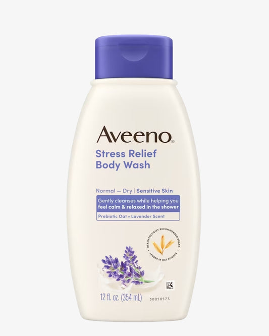 Aveeno Stress Relief Oat & Lavender Body Wash – 354ml