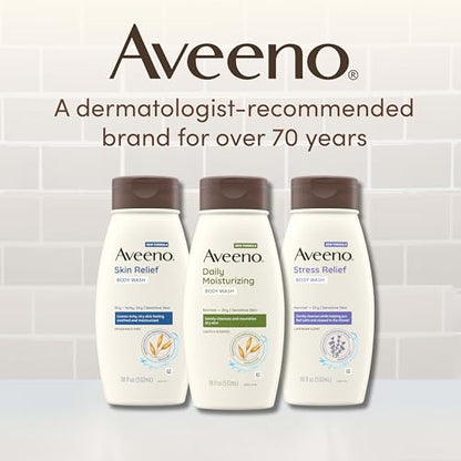 AVEENO Skin Relief Body Wash Itchy, Dry Skin Fragrance Free