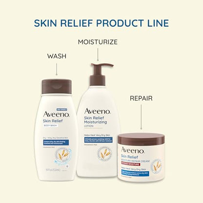 AVEENO Skin Relief Body Wash Itchy, Dry Skin Fragrance Free