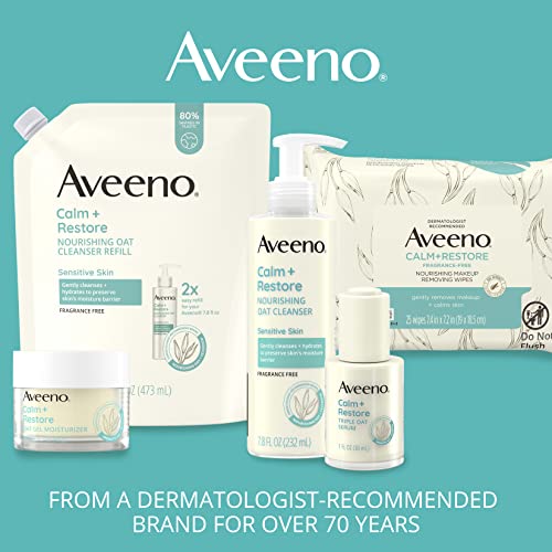 Aveeno Calm + Restore Triple Oat Serum Fragrance-Free
