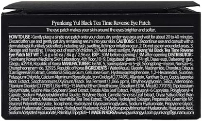 Pyunkang Yul Black Tea Time Reverse Eye Patch for Anti-Aging