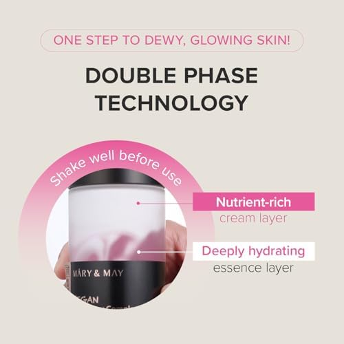 Mary&May Vegan Blackberry Complex Cream Essence - Intense Hydrating & Soothing Face Essence 140ml