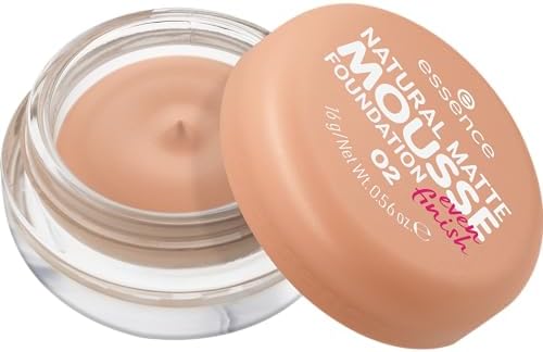 essence NATURAL MATTE MOUSSE FOUNDATION