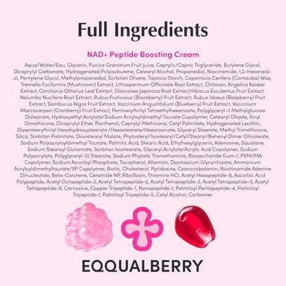 EQQUALBERRY - NAD+ Peptide Boosting Cream - 50ml