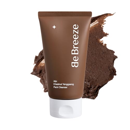 BeBreeze Jeju Chestnut Yanggaeng Pack Cleanser – 3-in-1 K-Beauty Facial Pack & Amino Acid Foam Cleanser with Chestnut Shell Extract 4.23 oz