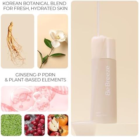 BeBreeze Seoul Serum Tonic – Hydrating Korean First Serum Toner with Ginseng PDRN 4.05 fl oz