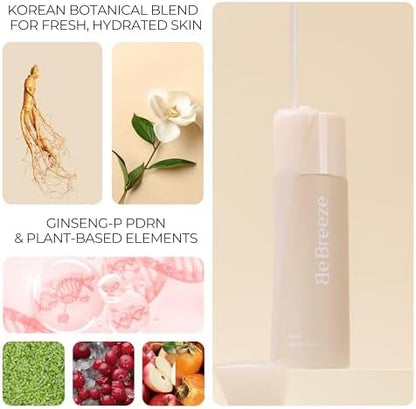 BeBreeze Seoul Serum Tonic – Hydrating Korean First Serum Toner with Ginseng PDRN 4.05 fl oz