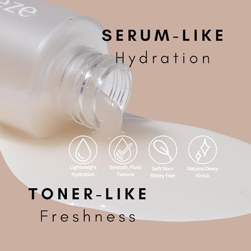 BeBreeze Seoul Serum Tonic – Hydrating Korean First Serum Toner with Ginseng PDRN 4.05 fl oz