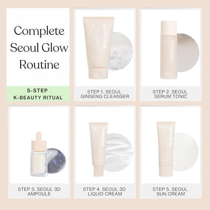 BeBreeze Seoul Serum Tonic – Hydrating Korean First Serum Toner with Ginseng PDRN 4.05 fl oz