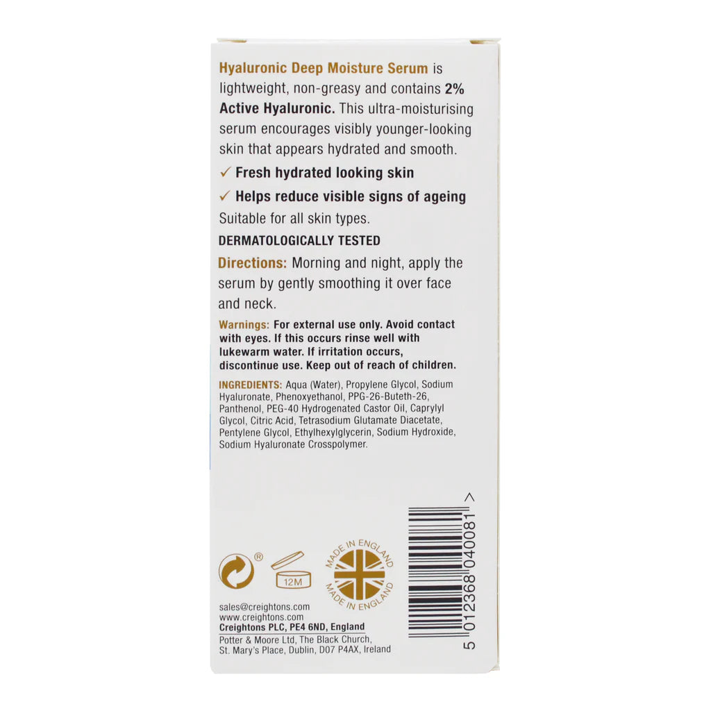 Balance Active Formula/ Hyaluronic Deep Moisture Serum/30ml