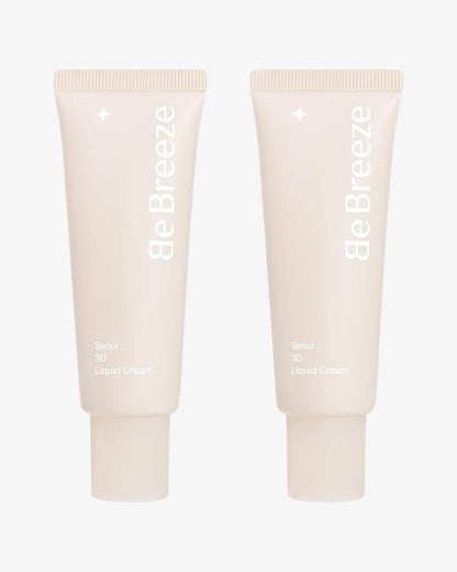 BeBreeze Seoul 3D Liquid Cream 40ml (1.35 fl oz) – Pack of Two