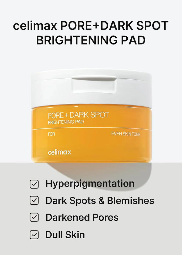 Celimax Pore+Dark Spot Brightening Pads (40 pads)