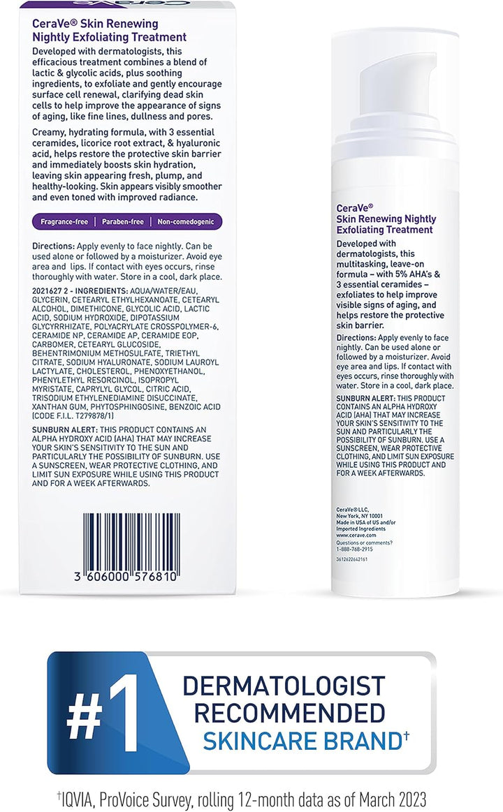 CeraVe Skin Renewing Nightly Exfoliating Treatment