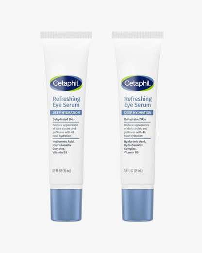 Cetaphil Deep Hydration Refreshing Eye Serum 15ml (0.5 fl oz) – Pack of Two