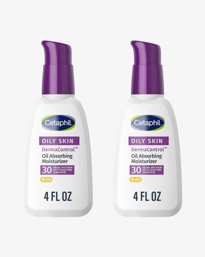 Pack of Two - Cetaphil DermaControl Oil Absorbing Moisturizer SPF 30 118ml (4 fl oz)