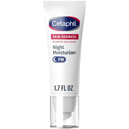 Cetaphil Redness Relieving Night Moisturizer Cream 1.7 OZ