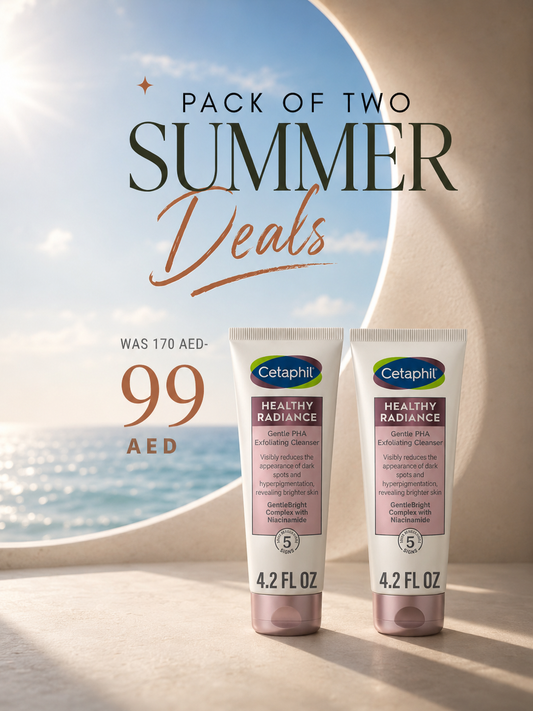 Pack of Two : Cetaphil Healthy Radiance Gentle Exfoliating Cleanser Face Wash 4.2 oz