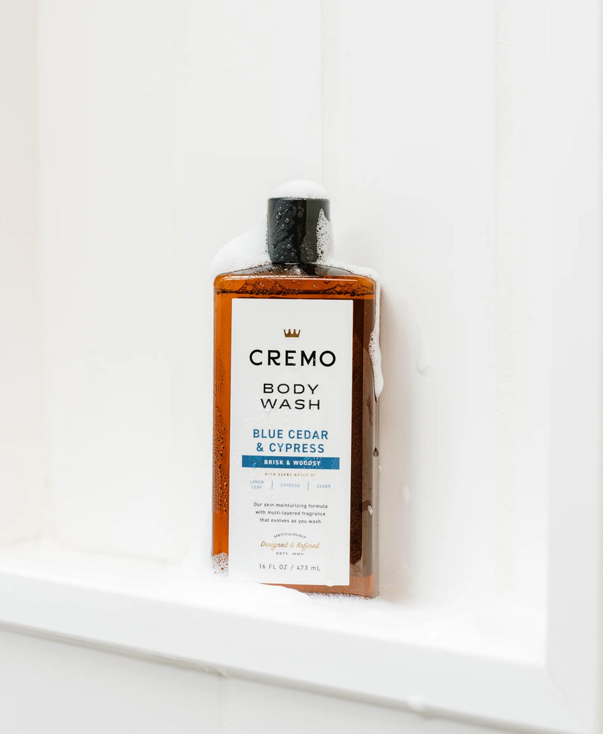 Cremo Inc Blue Cedar & Cyprus Moisturizing Body Wash 16oz