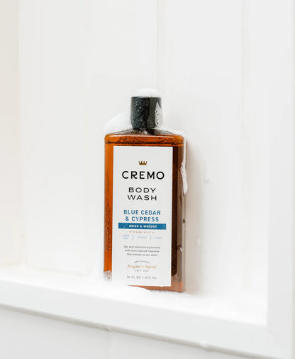 Cremo Inc Blue Cedar & Cyprus Moisturizing Body Wash 16oz