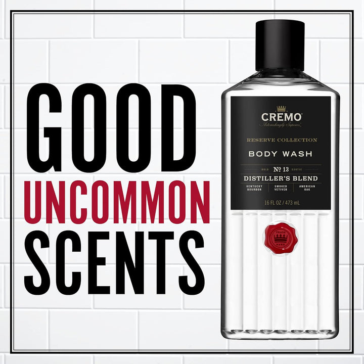 Cremo Rich-Lathering Reserve Blend Body Wash 16 Oz