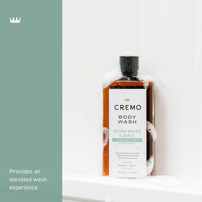 Cremo Silver Water & Birch Body Wash 16 Oz
