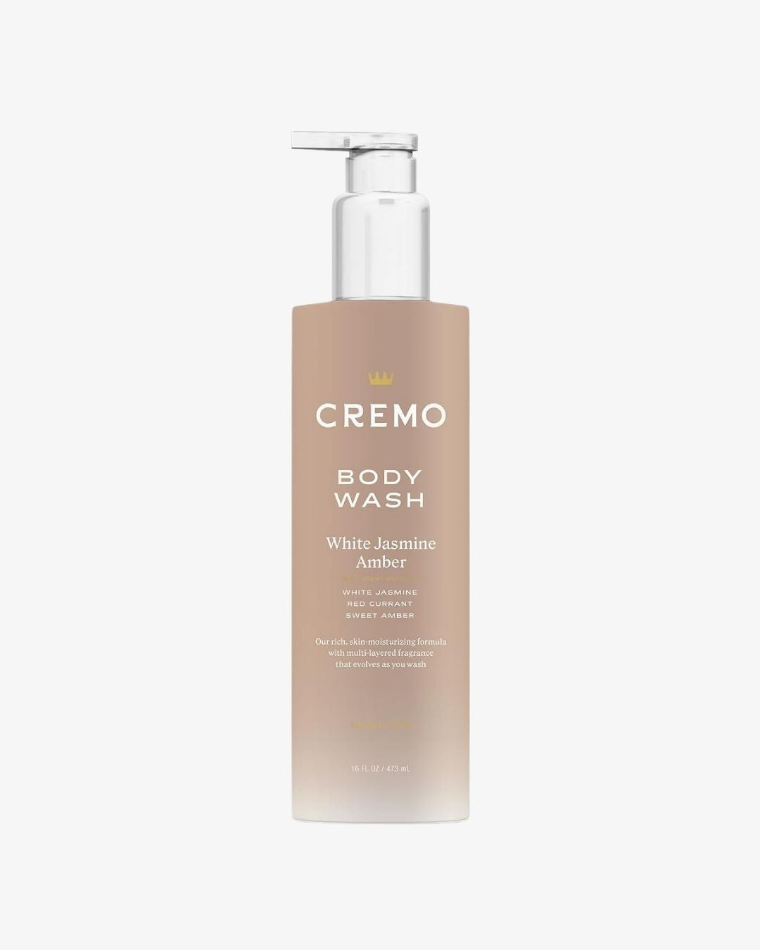 Cremo White Jasmine Amber Body Wash, 16 fl oz