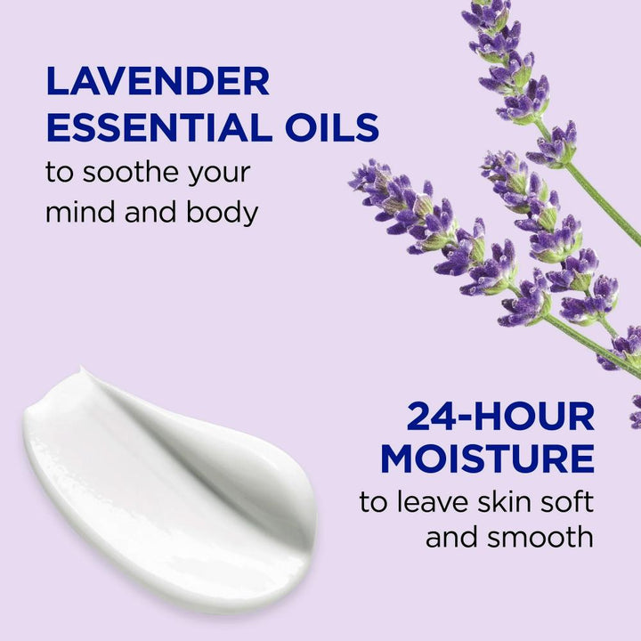 Dr Teal's 24 Hour Moisture Body Lotion with Lavender Essential Oil, 18 fl oz