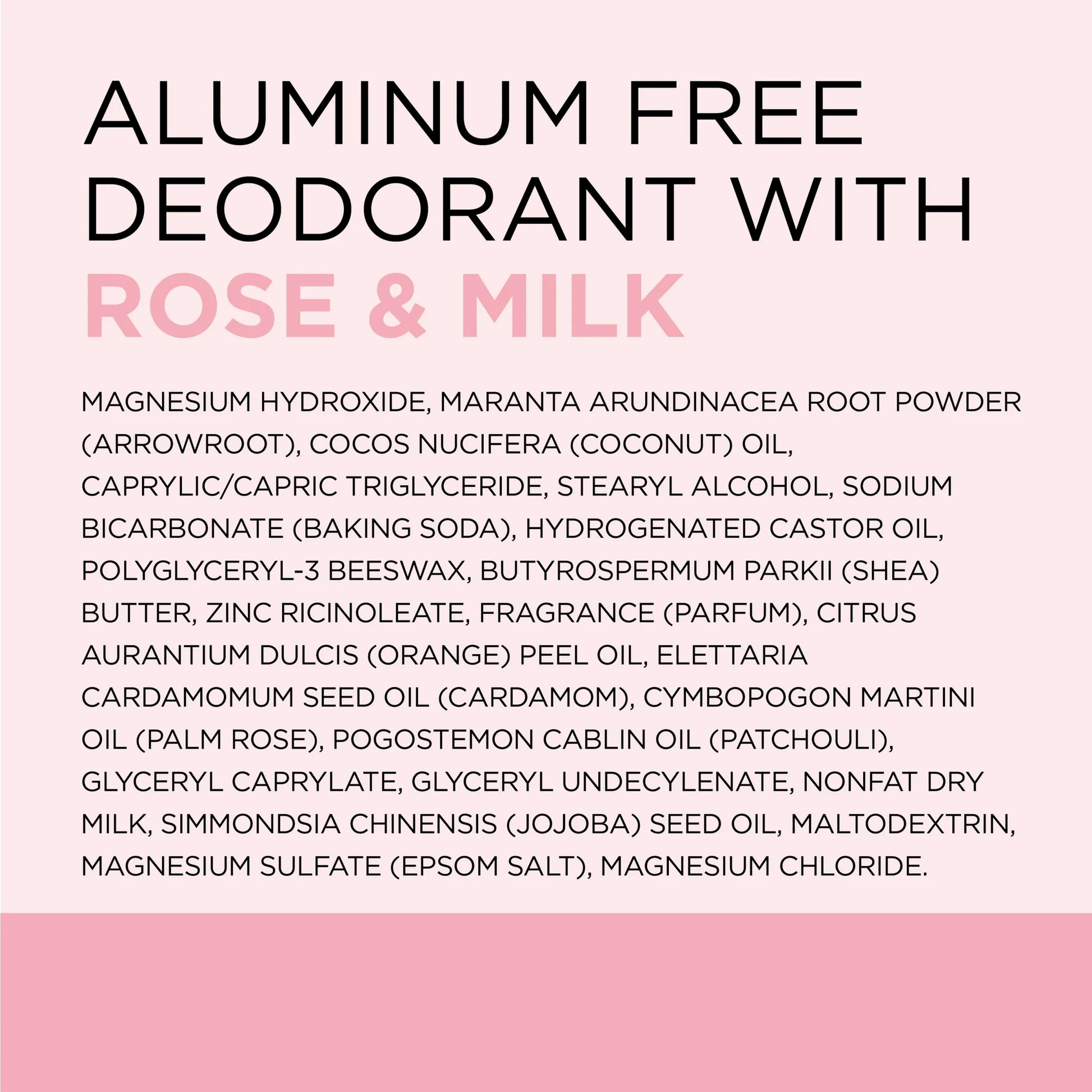 Dr Teal's Aluminum Free Deodorant, Rose & Milk with Essential Oils, 2.65 oz