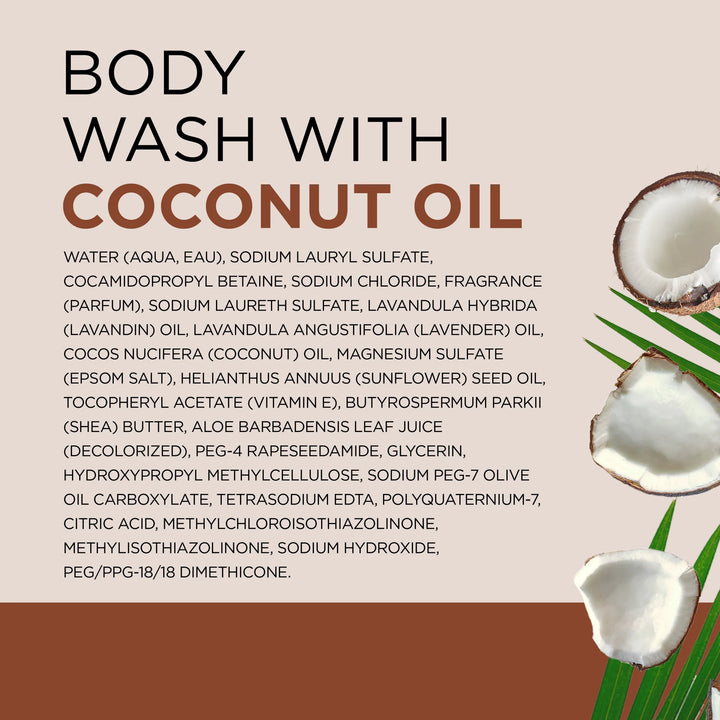 Dr Teal's Body Wash, Nourish & Protect with Coconut Oil, 24 fl oz