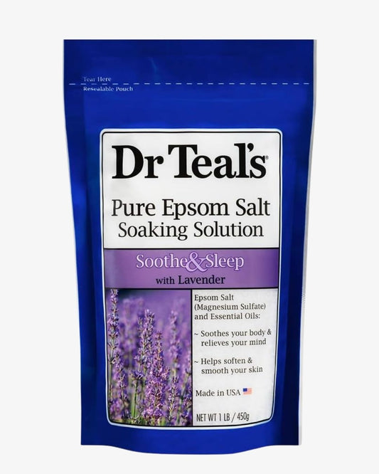 Dr Teal's Soothe & Sleep Lavender Epsom Salt, 454g