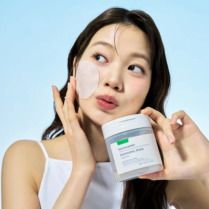 EQQUALBERRY Vegan Pool Toner Pads (70 Sheets/220Ml)