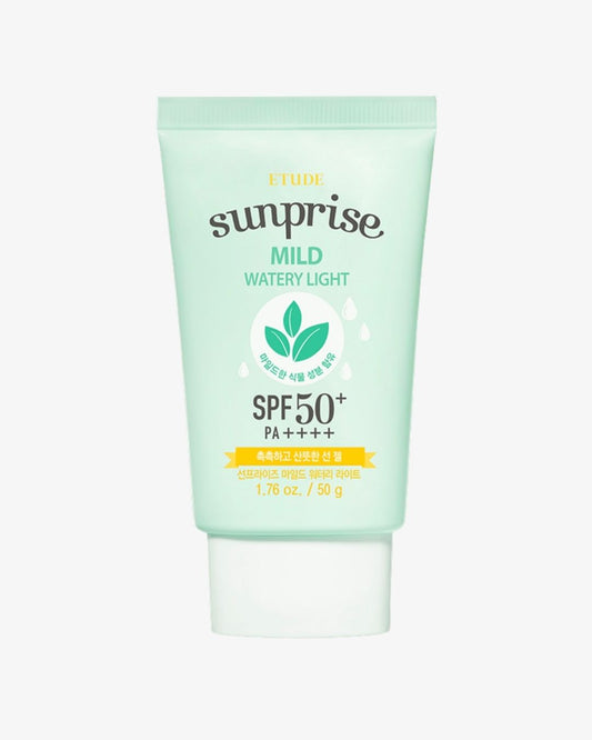Etude Sunprise Mild Watery Light Sunscreen, SPF50+ PA+++, 50g