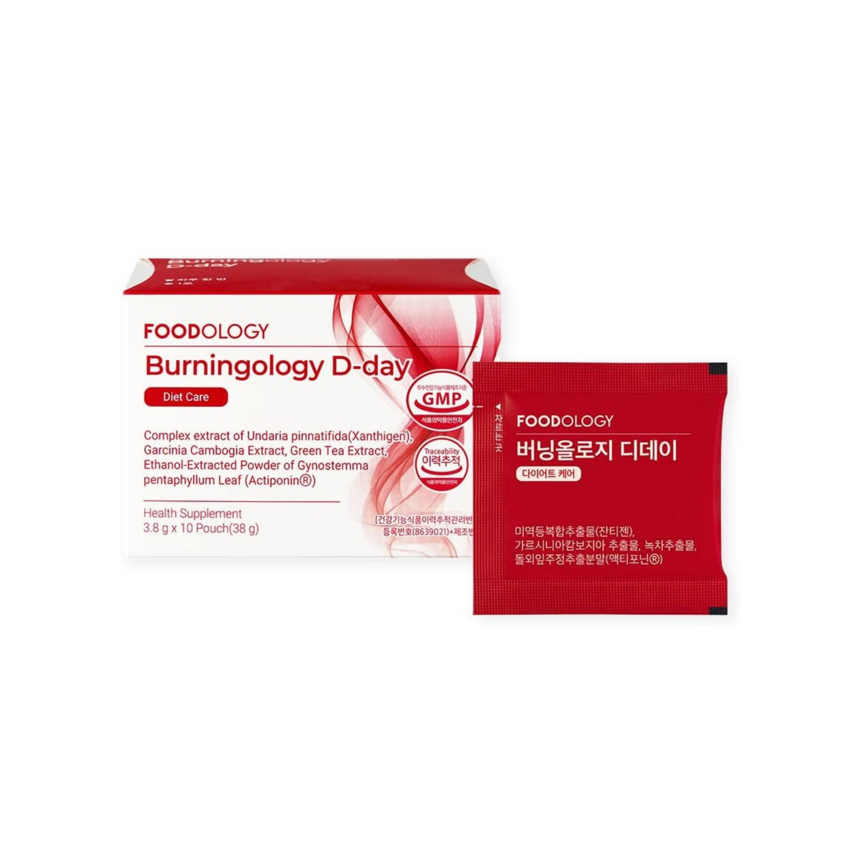 FOODOLOGY Burningology D-Day – Green Tea Extract & Botanical Blend, 10 Packets