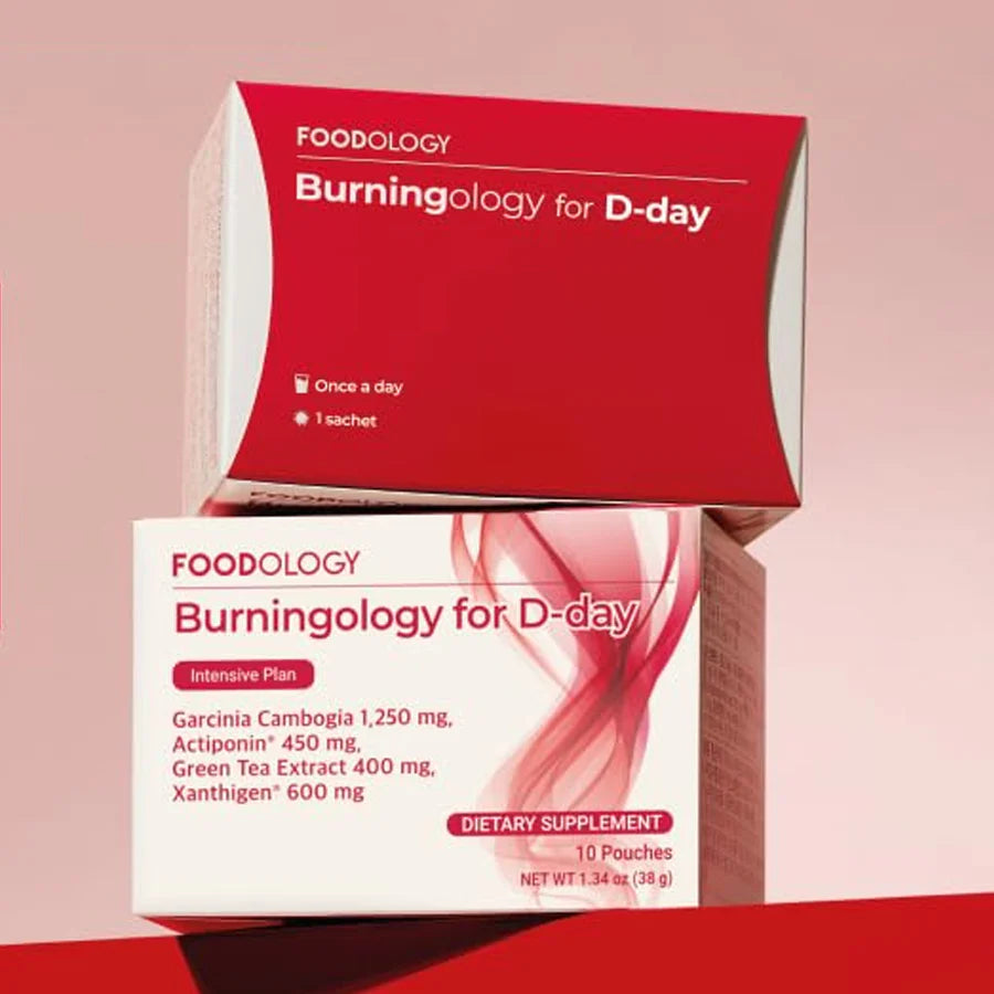 FOODOLOGY Burningology D-Day – Green Tea Extract & Botanical Blend, 10 Packets