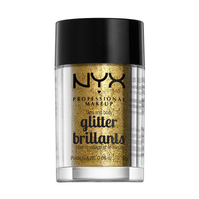 Nyx Face and Body Glitter Gold