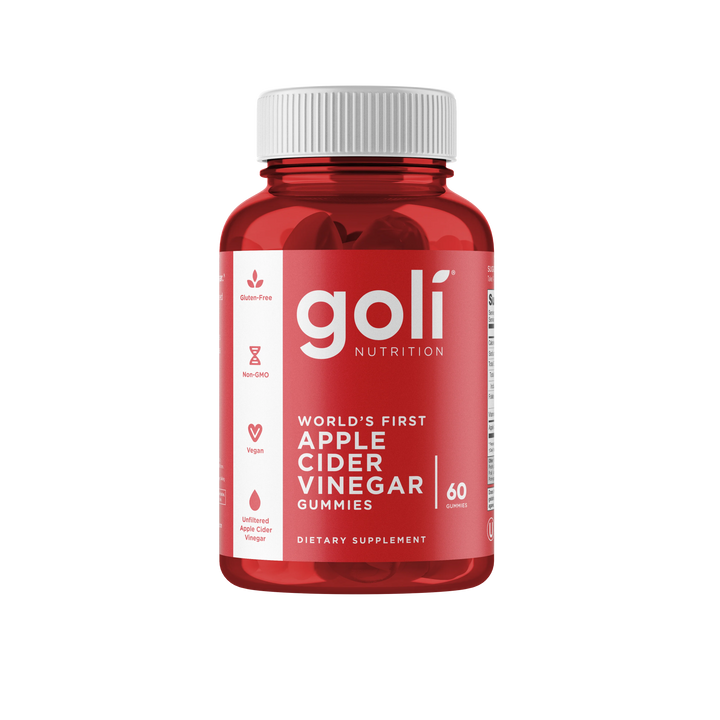 Goli Nutrition World's First Apple Cider Vinegar Gummies 60 Count