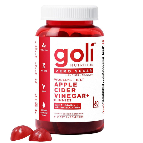 Goli Zero Sugar Apple Cider Vinegar 60 Gummies