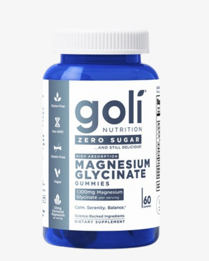 Goli Zero Sugar Magnesium Gummies – 60 Count