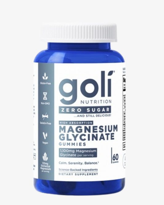 Goli Zero Sugar Magnesium Gummies – 60 Count
