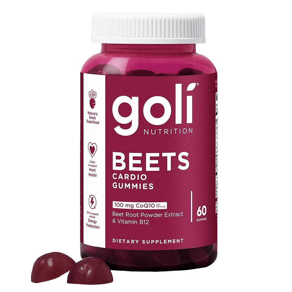 Goli Beets Nutrition Gummies with CoQ10 & Vitamin B12 - 60 Gummies
