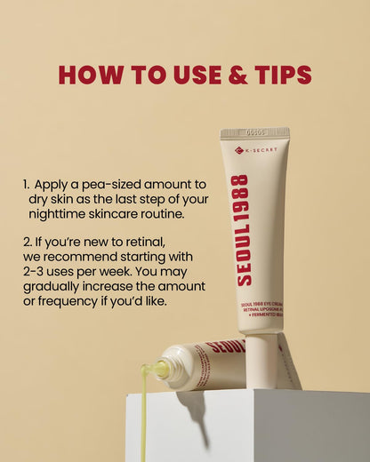 K-SECRET Seoul 1988 Retinal Liposome 4% Eye Cream