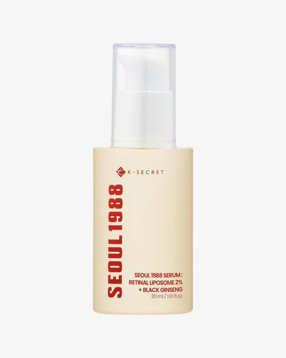 K-SECRET Seoul 1988 Serum, Retinal Liposome 2% + Black Ginseng, 30ml