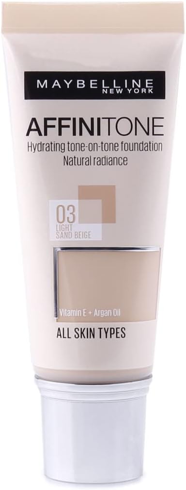 Maybelline Affinitone Unifying Foundation Cream 30 ml 03 Light Sand Beige