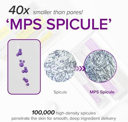 Diagram of MPS Spicule with text highlighting its size and function.